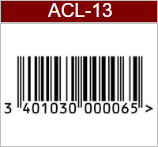 Technicod  codes à barres ACL 13